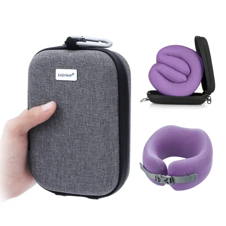 Poduszka podróżna Easy NAP lawendowa L